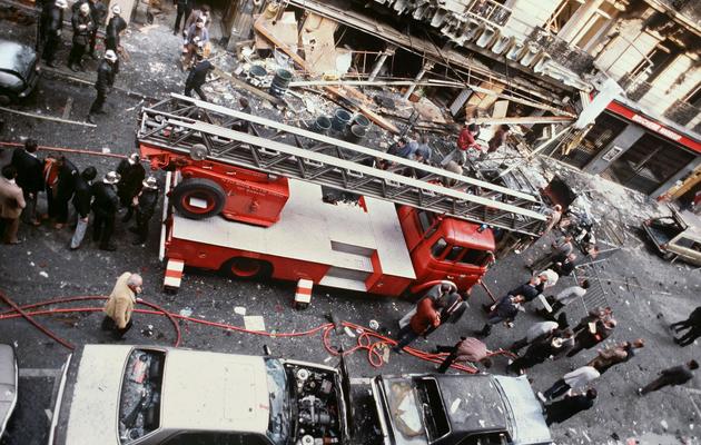 Attentat rue Marboeuf le 22 avril 1982 à Paris [Joel Robine / AFP/Archives]