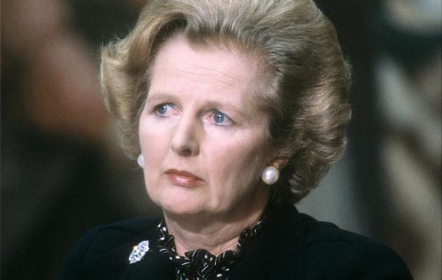 Margaret Thatcher le 9 septembre 1980 à Paris [Gabriel Duval / AFP/Archives]
