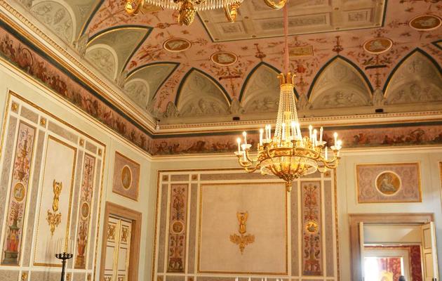 Une salle à manger du Palais royal de Venise, le 3 décembre 2012 [Vincenzo Pinto / AFP]