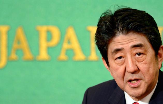 Le Premier ministre japonais Shinzo Abe, le 19 avril 2013 à Tokyo [Toru Yamanaka / AFP/Archives]