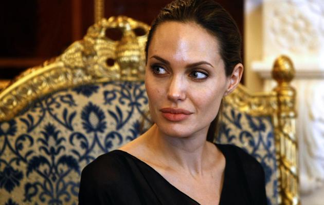 L'actrice Angelina Jolie, le 16 septembre 2012 à Arbil en Irak, en tant qu'ambassadrice pour le HCR [Safin Hamed / AFP/Archives]