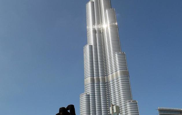 Le Burj Khalifa, l'immeuble le plus haut du monde, à Dubaï le 3 janvier 2010 [Karim Sahib / AFP/Archives]