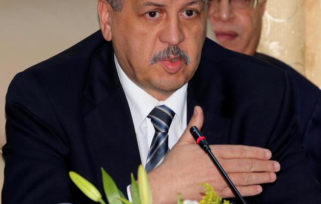 Le Premier ministre algérien Abdelmalek Sellal le 12 janvier 2013 à Ghadames en Libye [Mahmud Turkia / AFP/Archives]