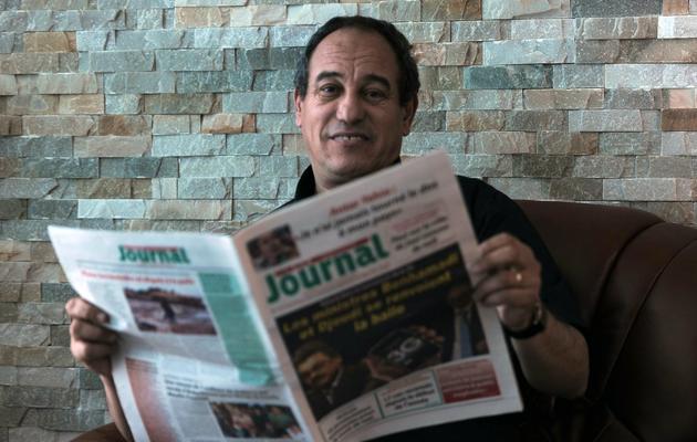 Hichem Aboud, le patron du journal algériens, Mon Journal, le 19 mai 2013 à Alger [Farouk Batiche / AFP/Archives]
