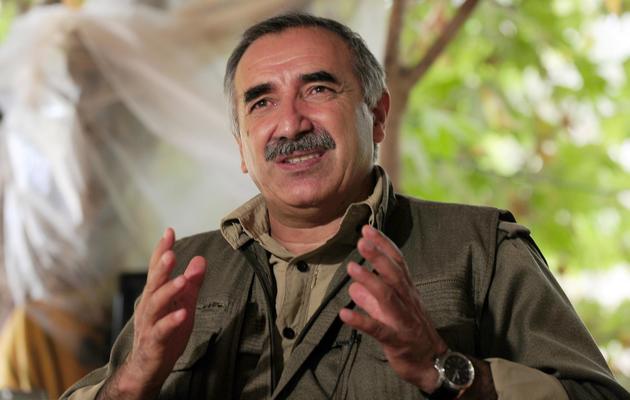 Le chef militaire du Parti des travailleurs du Kurdistan (PKK), Murat Karayilan, le 28 octobre 2009 dans les montagnes de Qandi, en Irak [Mustafa Ozer / AFP/Archives]
