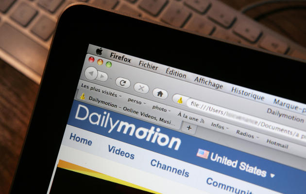 Une page internet du site français de vidéos Dailymotion [Loic Venance / AFP/Archives]