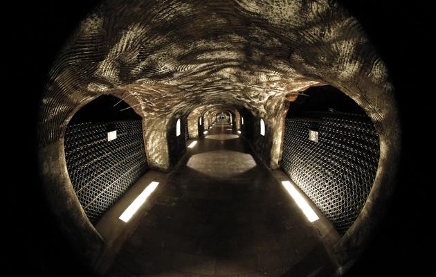 Une cave à Champagne le 27 septembre 2011 à Epernay [Thomas Coex / AFP/Archives]