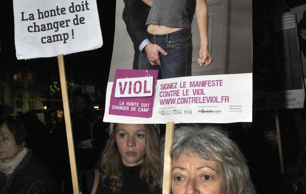 Manifestation le 25 novembre 2011 à Paris dans le cadre de la journée contre les violences faites aux femmes [Mehdi Fedouach / AFP/Archives]