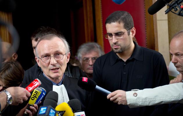 L'avocat Patrick Baudouin (g) lors d'un procès en mai 2012 à Paris [Bertrand Langlois / AFP/Archives]