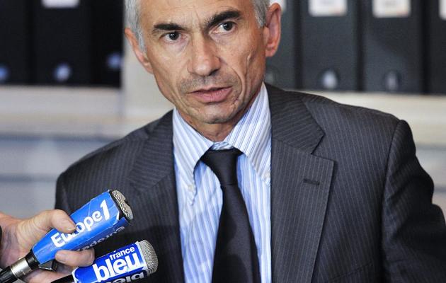 Le procureur de la République à Toulon, Xavier Tarabeux, parle aux médias le 19 juin 2012 à Toulon [Boris Horvat / AFP/Archives]