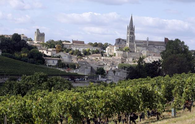 Une vue du village viticole de Saint-Emilion dans le Bordelais [Nicolas Tucat / AFP/Archives]