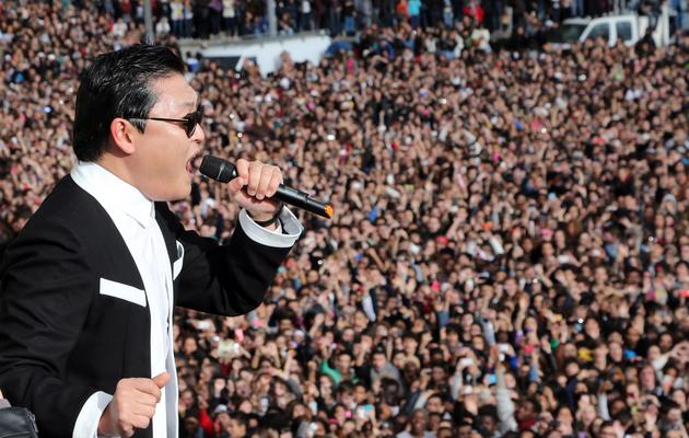 Le chanteur sud-coréen Psy, le 5 novembre 2012 à Paris [Thomas Samson / AFP/Archives]