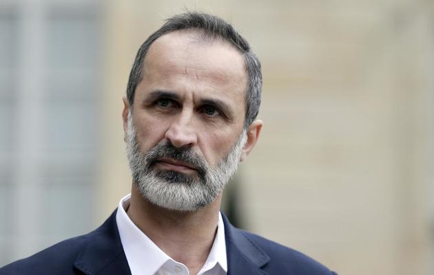Le chef de la Coalition syrienne Moaz el-Khatib le 17 novembre 2012 à Paris [Kenzo Tribouillard / AFP/Archives]