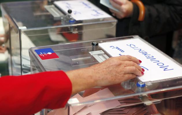 Opération de vote  le 18 novembre 2012 à Paris pour l'élection du président de l'UMP [Patrick Kovarik / AFP/Archives]