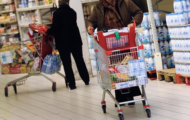 Des personnes dans un supermarché [Philippe Huguen / AFP/Archives]