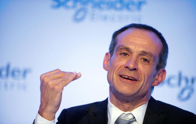 Le patron de Schneider Electric,  Jean-Pascal Tricoire, en février 2012 à Paris [Eric Piermont / AFP/Archives]
