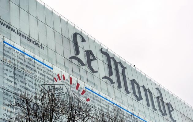 La façade du siège du journal Le Monde, à Paris, le 7 mars 2013 [Miguel Medina / AFP/Archives]