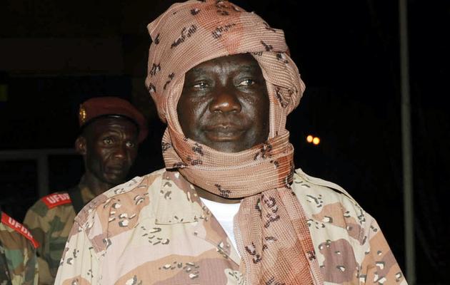 Le chef de la rébellion centrafricaine Séléka, Michel Djotodia, le 7 janvier 2013 à Libreville au Gabon [Steve Jordan / AFP/Archives]