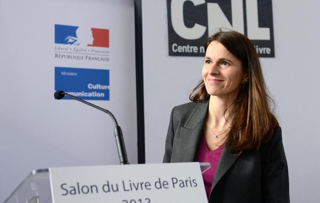 La ministre de la Culture Aurélie Filippetti à Paris lors du salon du livre à Paris, le 25 mars 2013 [Eric Feferberg / AFP/Archives]