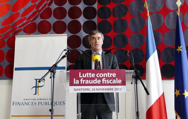 Jérôme Cahuzac, le 20 novembre 2012, à Paris lors d'une conférence sur la fraude fiscale [Francois Guillot / AFP/Archives]