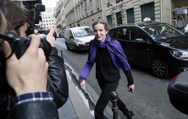 La favorite des sondages à la primaire UMP pour la Mairie de Paris, Nathalie Kosciuscko-Morizet, le 9 avril 2013 à Paris [Patrick Kovarik / AFP]