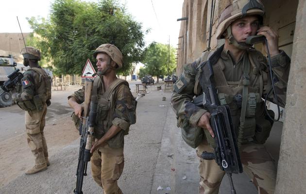 Des soldats français à Gao, le 13 avril 2013 [Joel Saget / AFP]