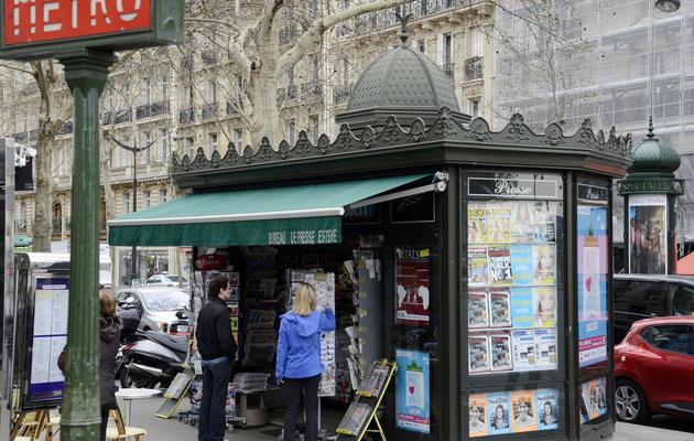 Un kiosque à Paris [Bertrand Guay / AFP/Archives]