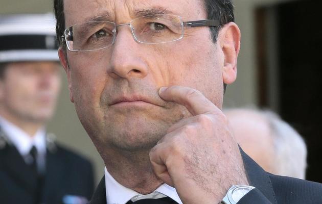 François Hollande le 24 avril 2013 à l'Elysée [Jacques Demarthon / AFP]