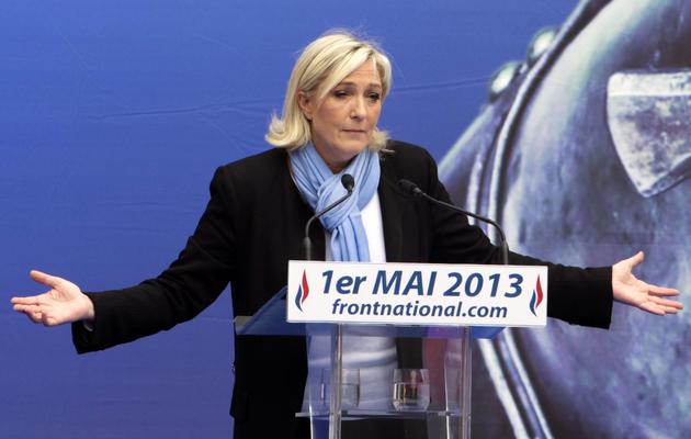 Marine Le Pen, le 1er mai 2013 à Paris [Joel Saget / AFP]