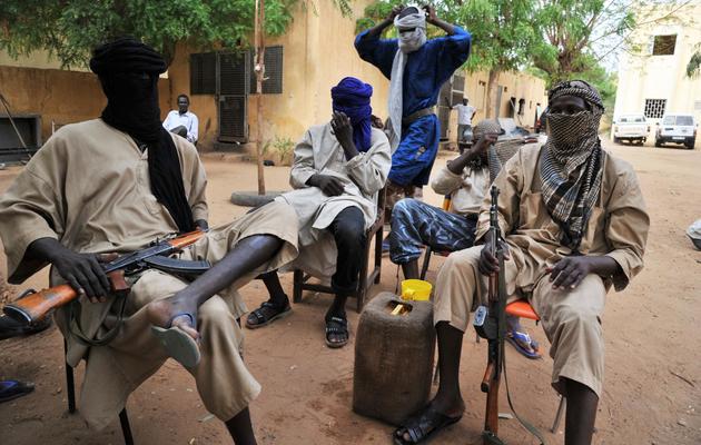Des islamistes du Mujao le 16 juillet 2012 à Gao [Issouf Sanogo / AFP/Archives]
