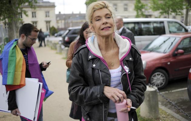 Virginie Tellene alias Frigide Barjot le 24 mai 2013 à Paris [Fred Dufour / AFP]