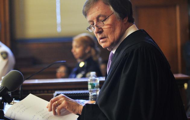Le juge Douglas McKeon le 28 mars 2012 au tribunal du Bronx [Stan Honda / AFP/Archives]
