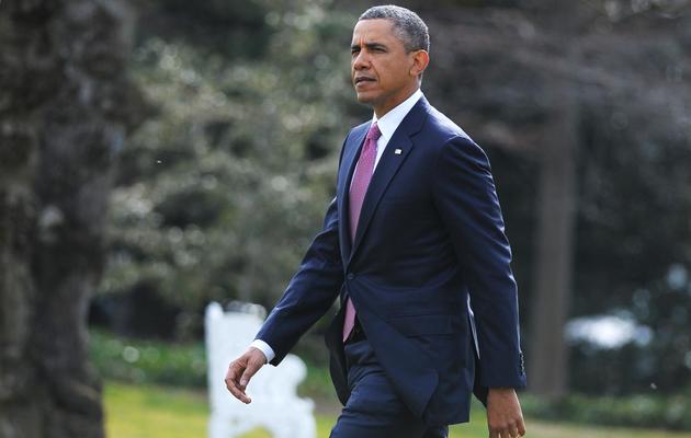 Le président Barack Obama, le 5 mars 2013 à la Maison-Blanche [Mandel Ngan / AFP]
