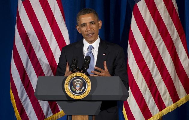 Le président américain Barack Obama, le 13 mai 2013 à Washington [Saul Loeb / AFP]