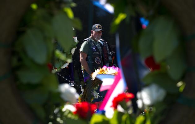 Un ancien combattant, le 25 mai 2013 à Washington [Nicholas Kamm / AFP]