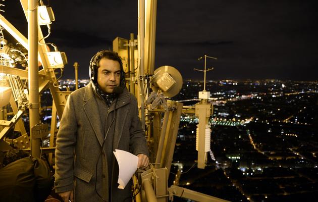 Patrick Cohen lors d'une émission le 6 décembre 2013 à la Tour Eiffel à Paris [Franck Fife / AFP/Archives]