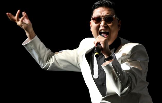 Le chanteur coréen Psy sur scène à Los Angeles, le 3 décembre 2012 [Christopher Polk / Getty Images/AFP/Archives]