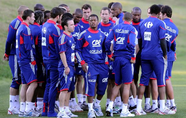 L'équipe de France de football le 20 juin 2013 à Knysna en Afrique du Sud [Franck Fife / AFP/Archives]