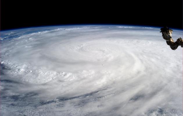 Image prise par l'astronaute Karen L. Nyberg et publiée par la NASA du typhon Haiyan depuis l'espace, le 9 novembre 2013 [Karen L. Nyberg / NASA/AFP/Archives]