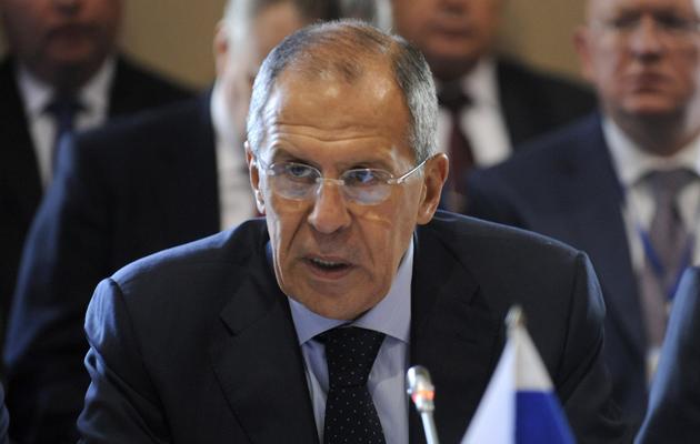 Le ministre des Affaires étrangères russe Sergeï Lavrov, le 23 septembre 2013 à Sochi en Russie  [Mikhail Mordasov / AFP]
