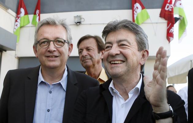 Pierre Laurent et Jean-Luc Mélenchon le 5 septembre 2013 à Paris [Patrick Kovarik / AFP/Archives]