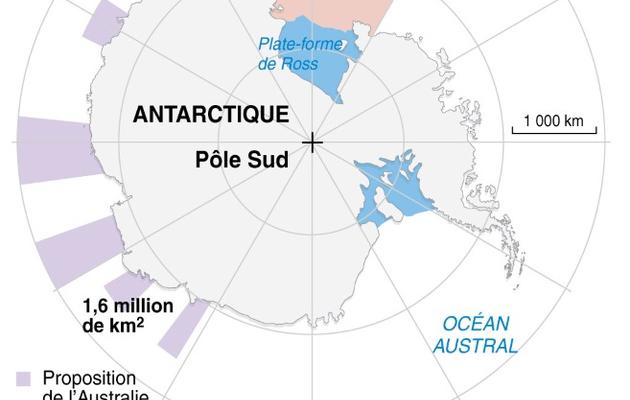 Infographie sur les sanctuaires marins en Antarctique [- / AFP]