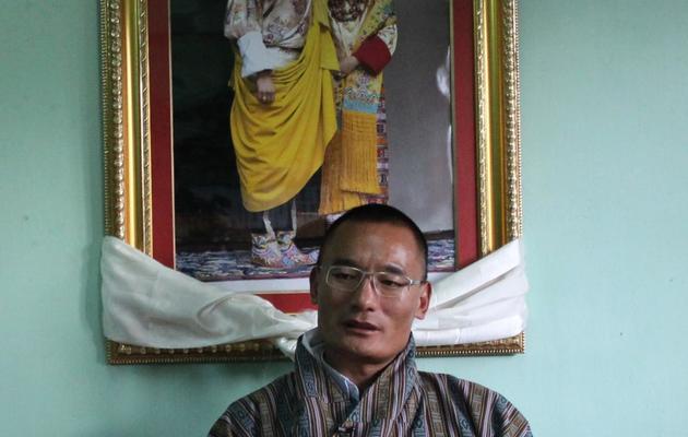 Le nouveau Premier ministre du Bouthan, Tshering Tobgay, 15 juillet 2013 [Upasana Dahal / AFP]