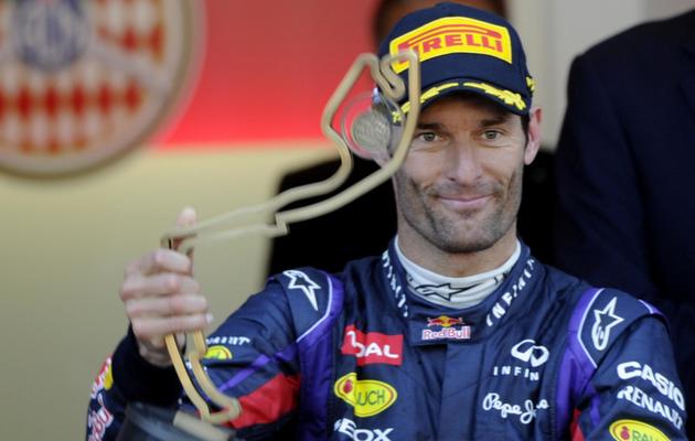 Le pilote Australien Mark Webber à l'arrivée du Grand Prix de Monaco le 26 mai 2013 à Monaco [Boris Horvat / AFP/Archives]