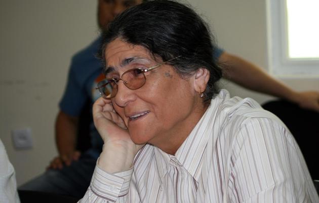 Oïnikhol Bobonazarova, avocate et militante des droits de l'homme, le 15 juillet 2013 à Douchanbé au Tadjikistan [ / AFP/Archives]
