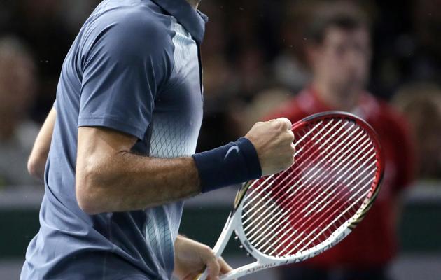 Federer serre le poing à Paris Bercy le 1er novembre [ / AFP Photo]