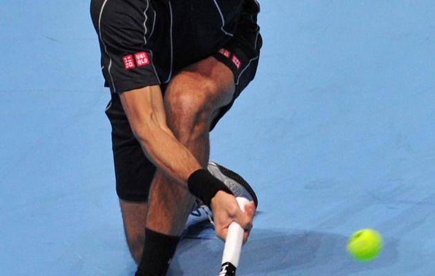 Novak Djokovic en demi-finale du Masters le 10 novembre 2013 à Londres [ / AFP]