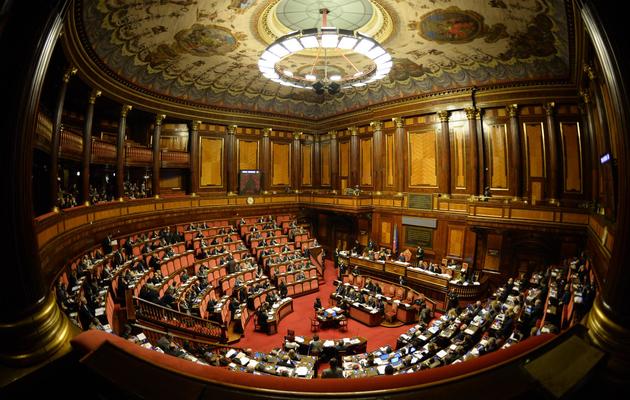 Vue générale du Sénat italien le 26 novembre 2013 à Rome [Andreas Solaro / AFP]