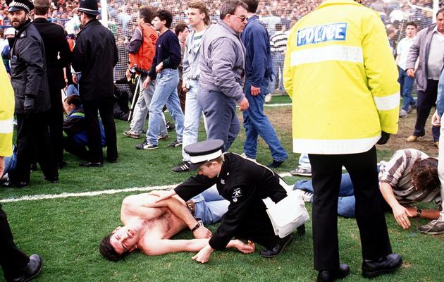 La tragédie de Hillsborough du 15 avril 1989 sera présente dans les esprits ce weekend sur les pelouses de la Premier League [- / AFP]