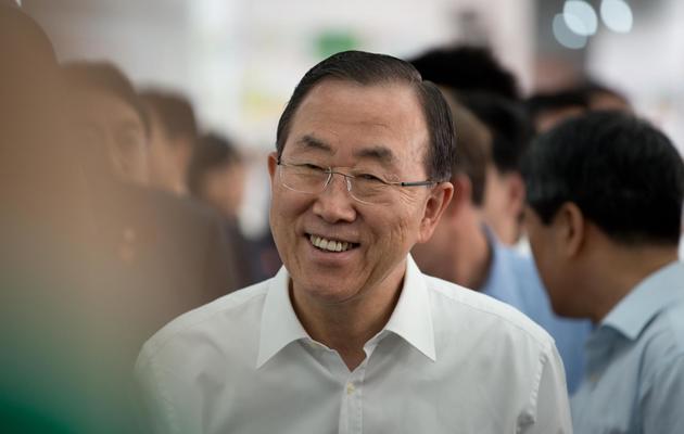 Le secrétaire général de l'ONU, Ban Ki-moon, le 20 juin 2013 à Pékin [Ed Jones / AFP/Archives]